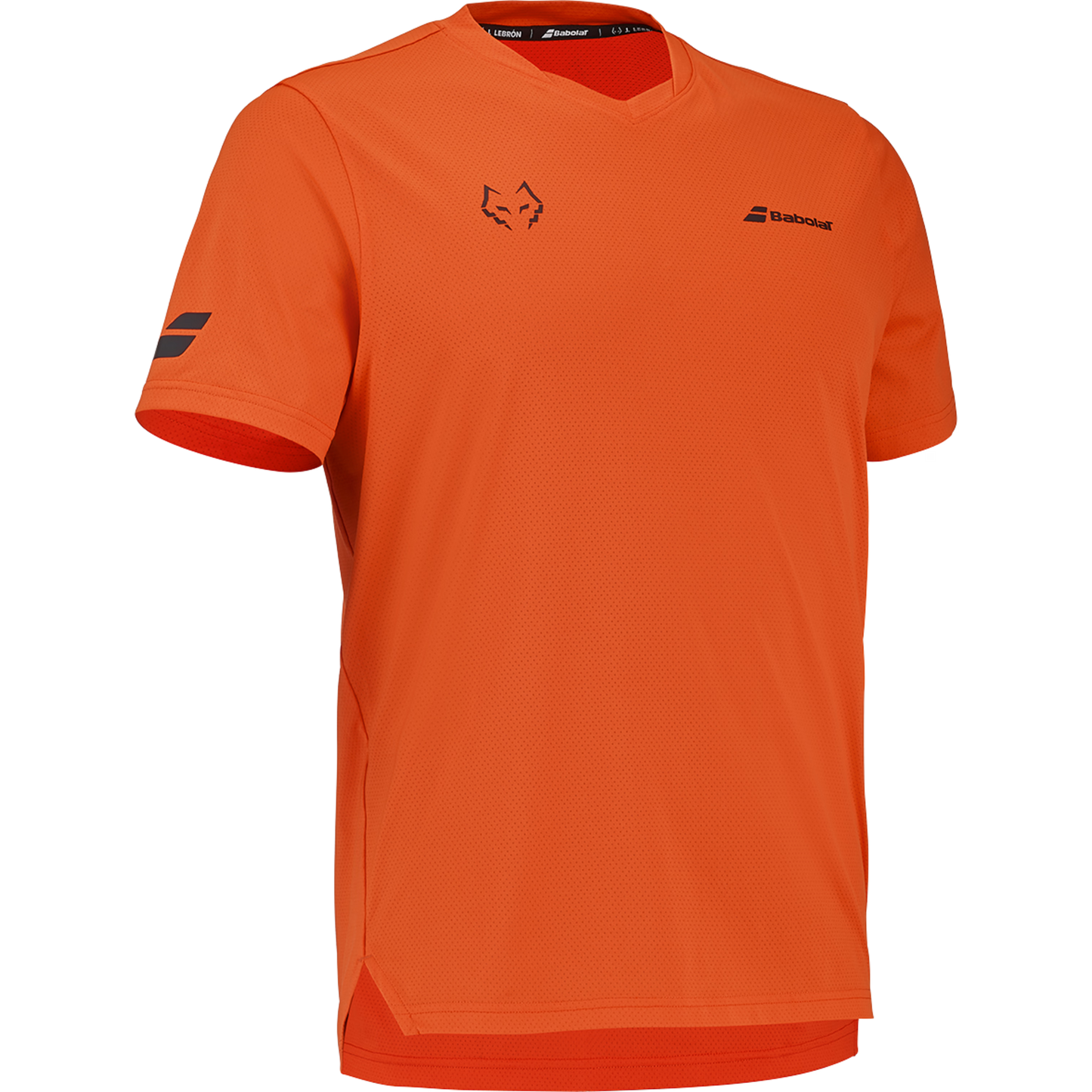 BABOLAT PLAYERA CREW NECK TEE LEBRON MEN RED/ ORANGE