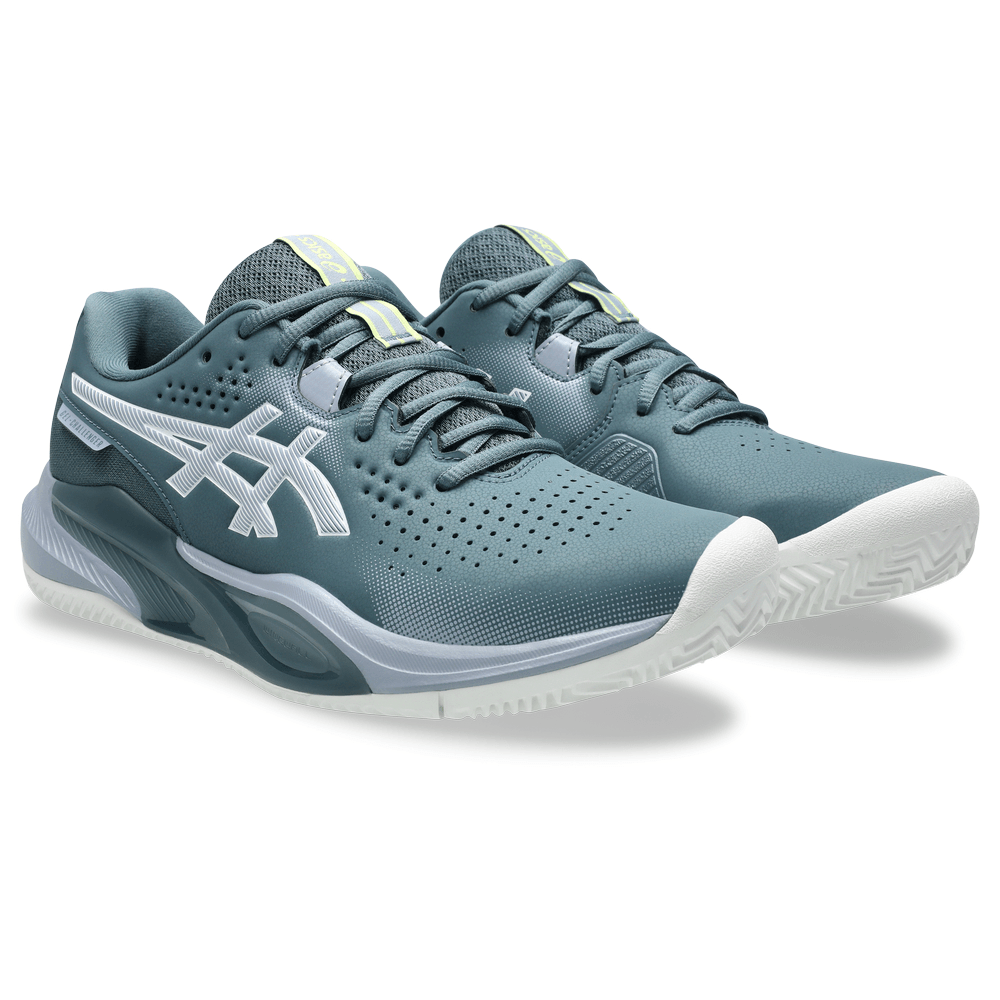ASICS MEN SHOES GEL-CHALLENGER 15 CLAY IRONCLAD / GREY BLUE