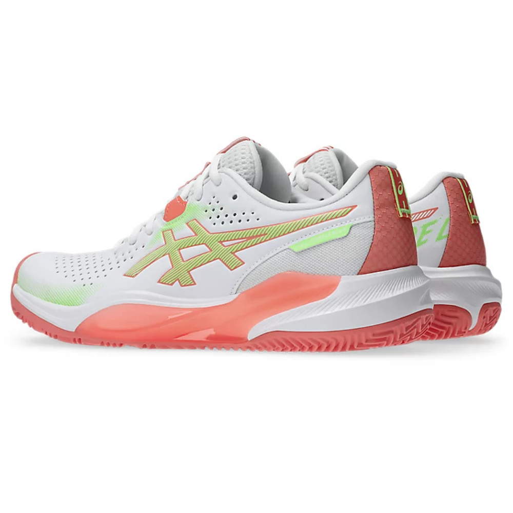 ASICS TENIS PADEL GEL CHALLENGER  15 PDL WHITE/GUAVA WOMEN