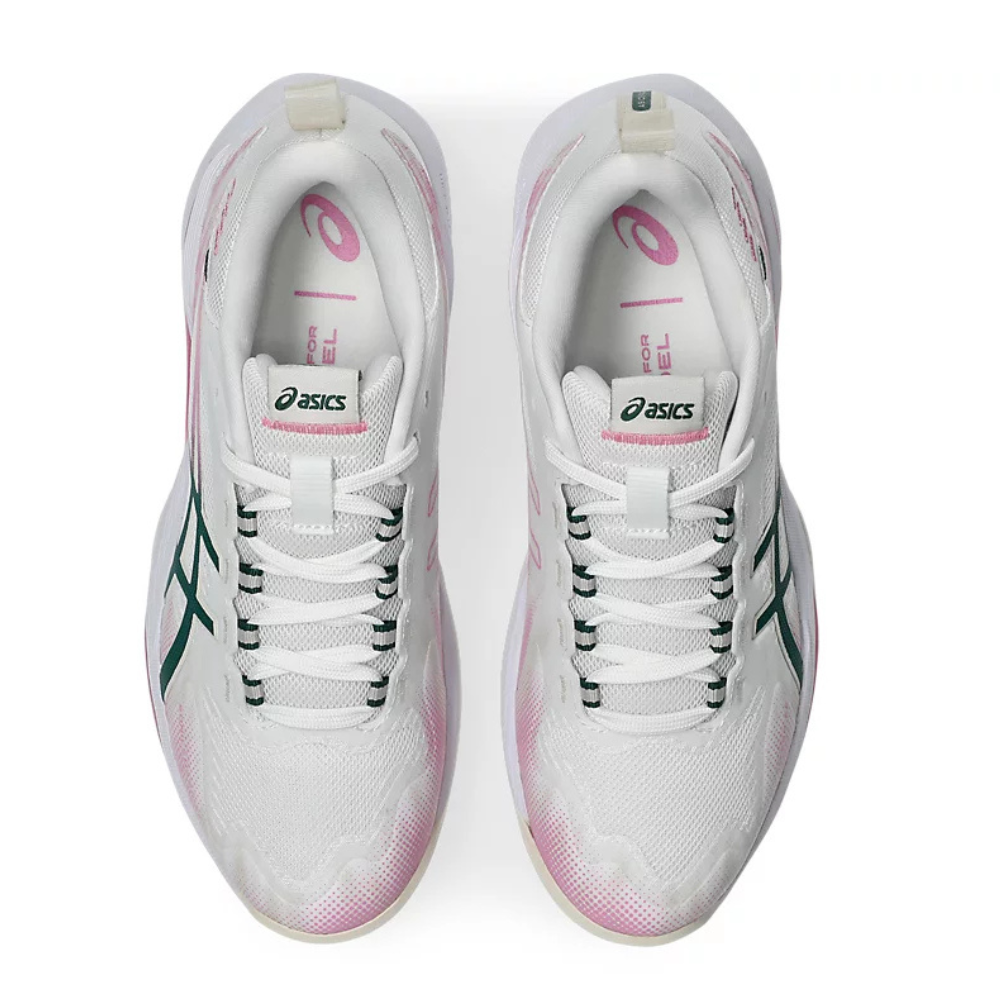 ASICS WOMEN SHOES SONICSMASH WHITE/JEWEL GREEN