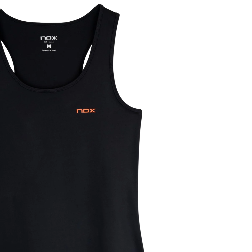 CAMISETA TIRANTES MUJER TEAM NEGRO