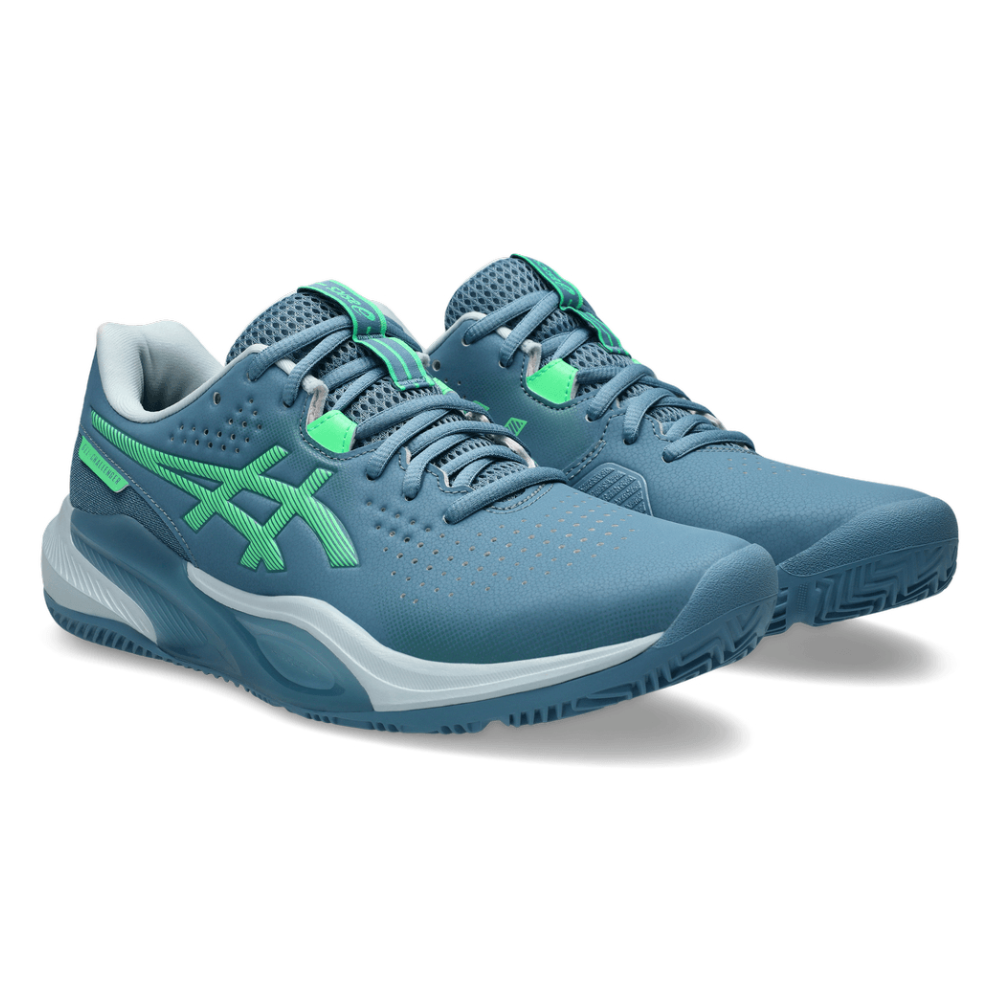 ASICS MEN SHOES GEL-CHALLENGER 15 PDL SABA BLUE / VITAL GREEN