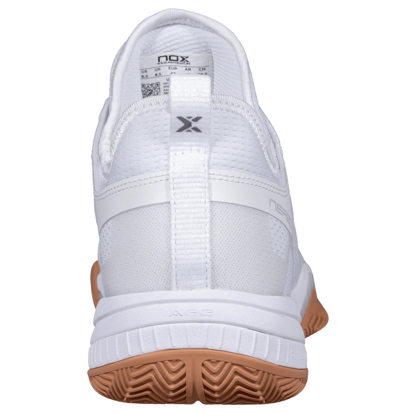 NOX TENIS DE PADEL NERBO WHITE/GUM RUBBER