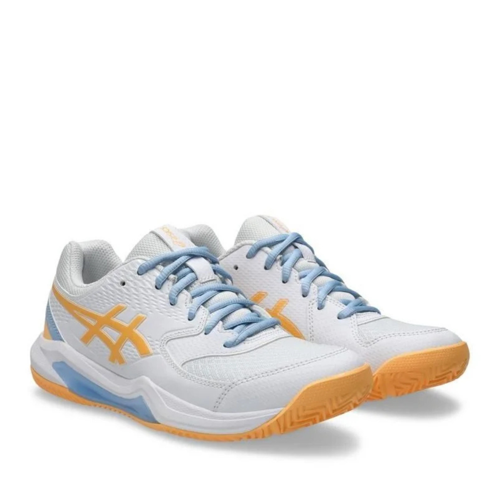 ASICS TENIS PADEL WOMEN GEL-DEDICATE 8 PDL WHITE/ORANGE
