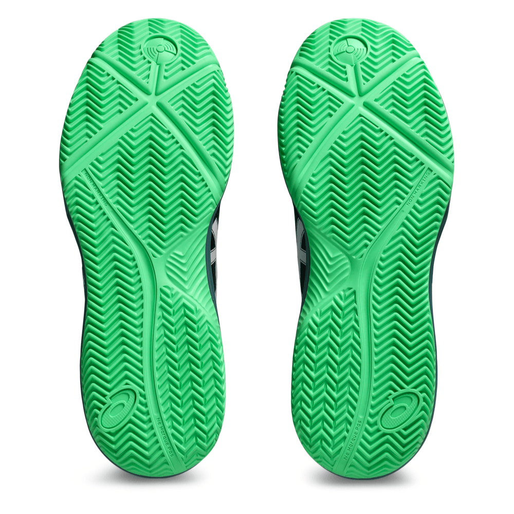 ASICS MEN SHOES GEL-DEDICATE 8 PDL BLACK / GREEN