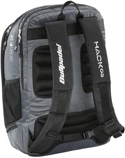 BULLPADEL MOCHILA HACK NEGRO