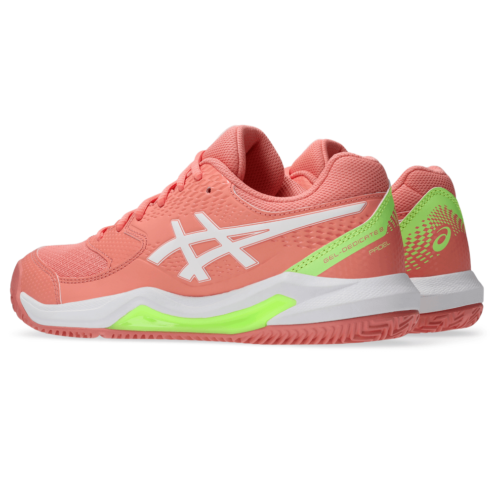 ASICS TENIS DE PADEL GEL DEDICATE 8 GUAVA /  WHITE