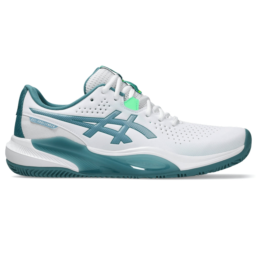ASICS TENIS GEL-CHALLENGER 15 HOMBRE WHITE/MISTY PINE
