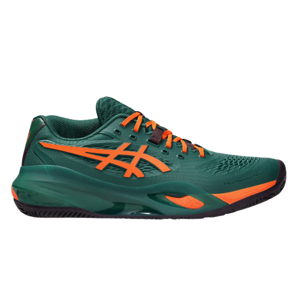 ASICS TENIS HOMBRE GEL-RESOLUTION X PADEL JEWEL GREEN/ENERGY ORANGE