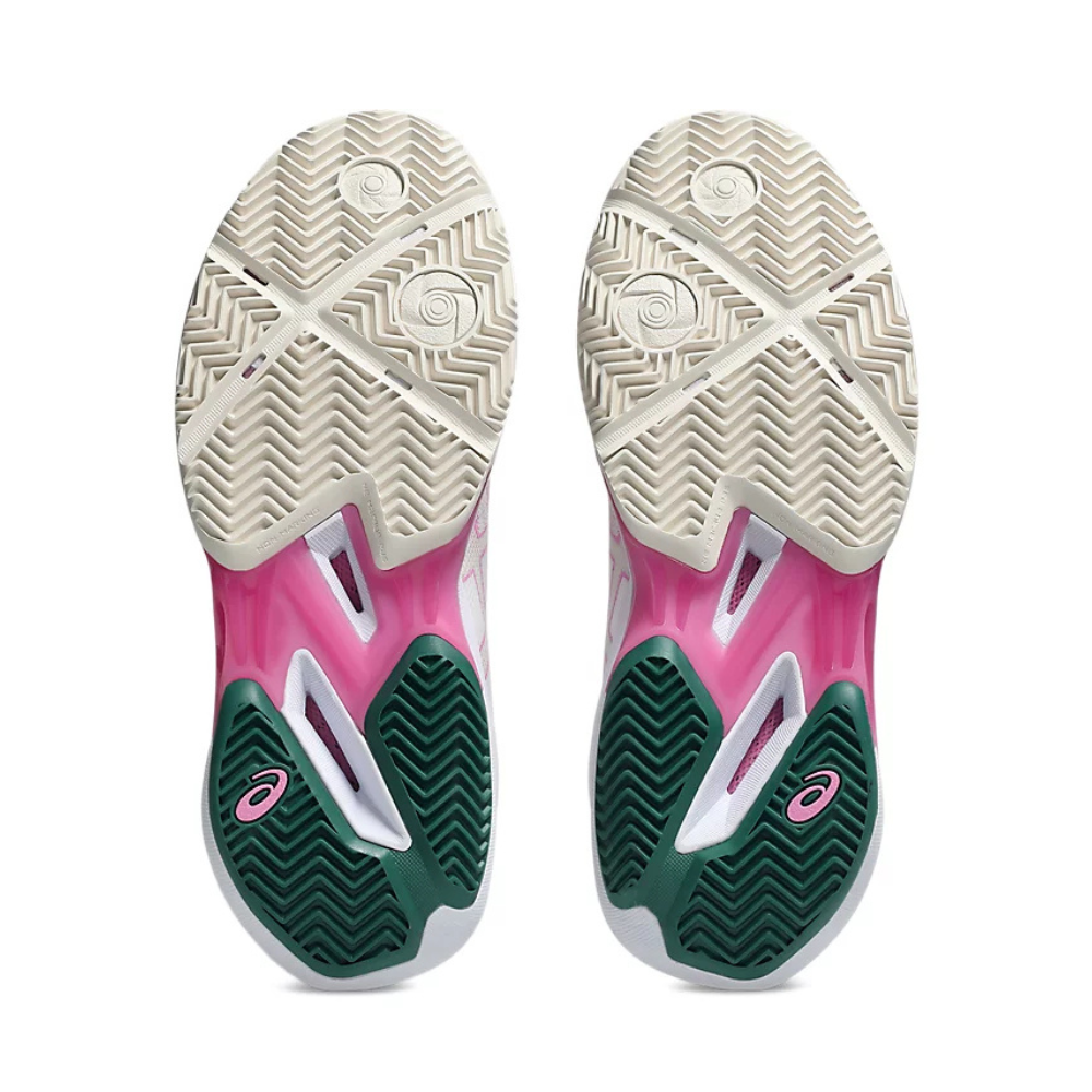 ASICS WOMEN SHOES SONICSMASH WHITE/JEWEL GREEN