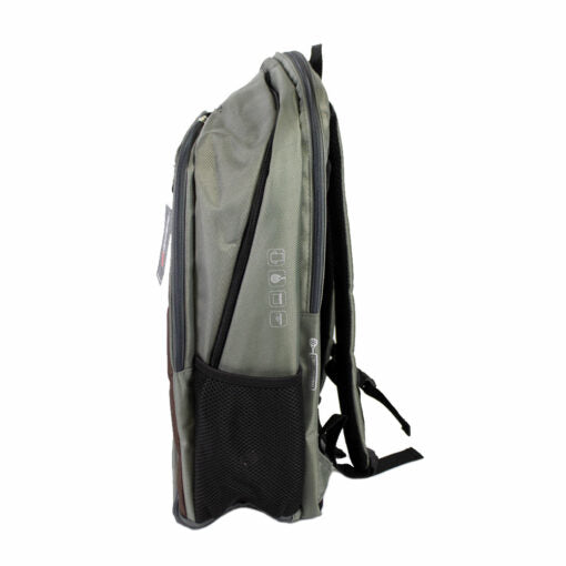 BULLPADEL MOCHILA VERTEX 03 GRIS/MARRÓN