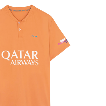 Camiseta de Pádel Oficial de Agustín Tapia 2023 Naranja