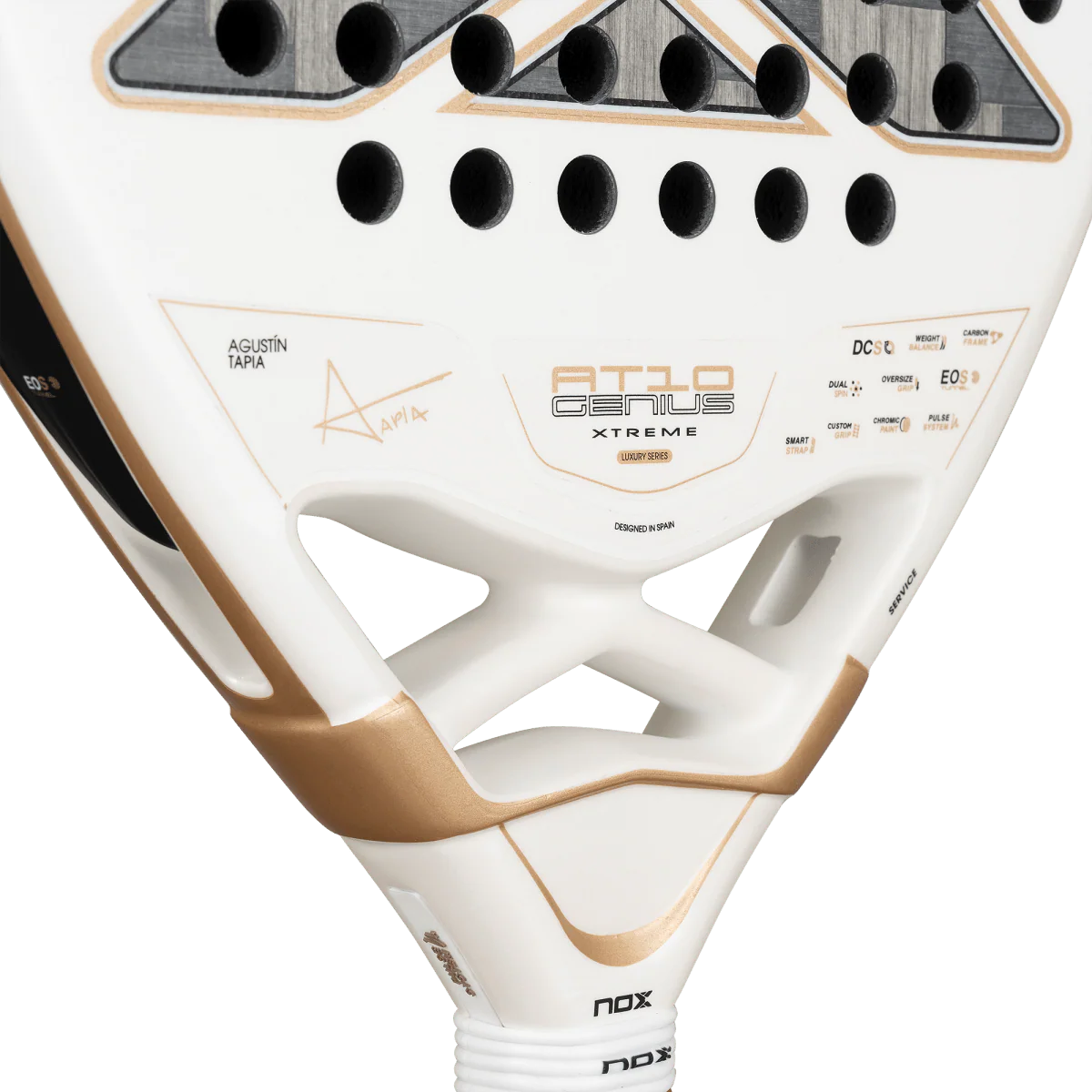NOX PALA PADEL AT10 LUXURY GENIUS 12K ALUM XTREM 2026 BY AGUSTÍN TAPIA