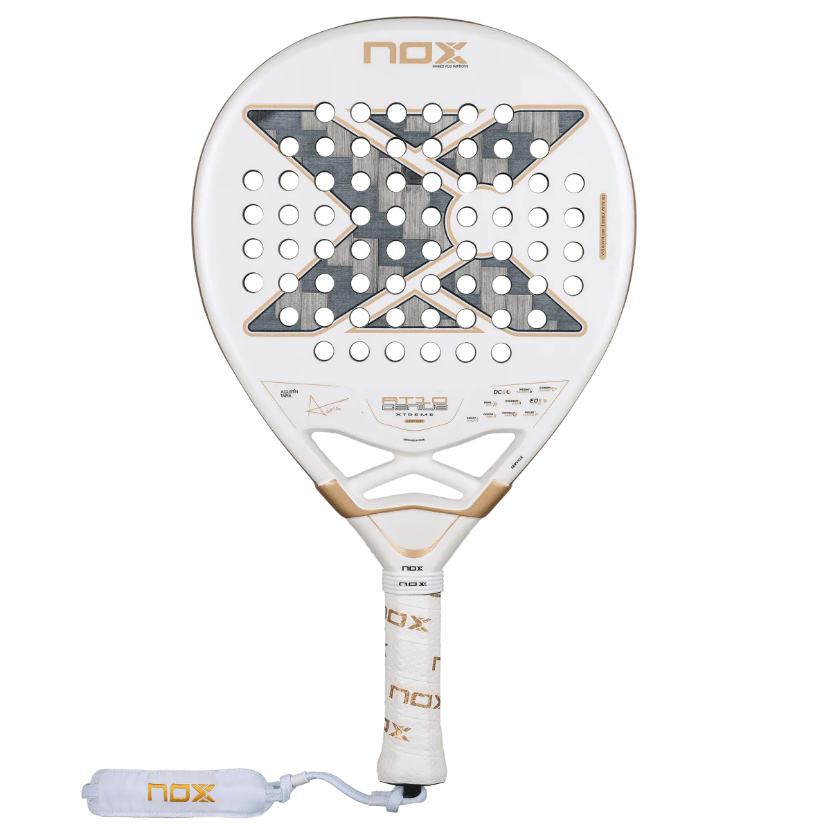 NOX PALA PADEL AT10 LUXURY GENIUS 12K ALUM XTREM 2026 BY AGUSTÍN TAPIA