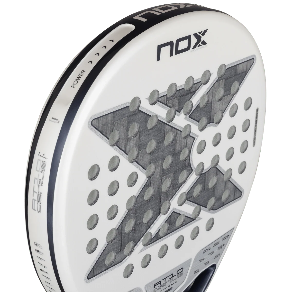 NOX PALA PADEL AT10 LUXURY GENIUS 12K ALUM XTREM LITE 2026 BY AGUSTÍN TAPIA