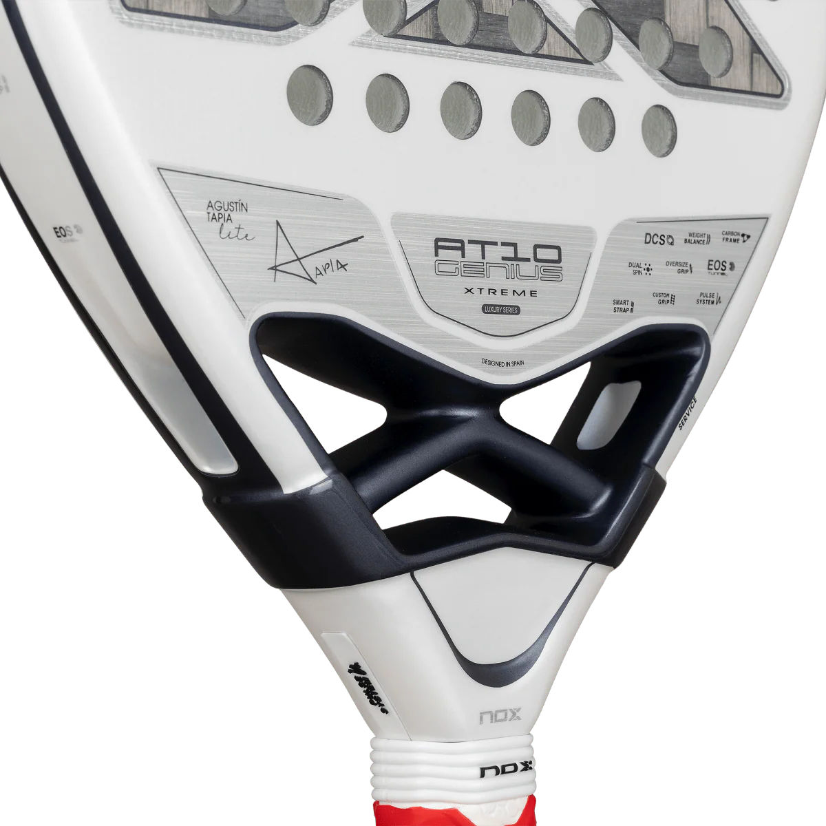 NOX PALA PADEL AT10 LUXURY GENIUS 12K ALUM XTREM LITE 2026 BY AGUSTÍN TAPIA