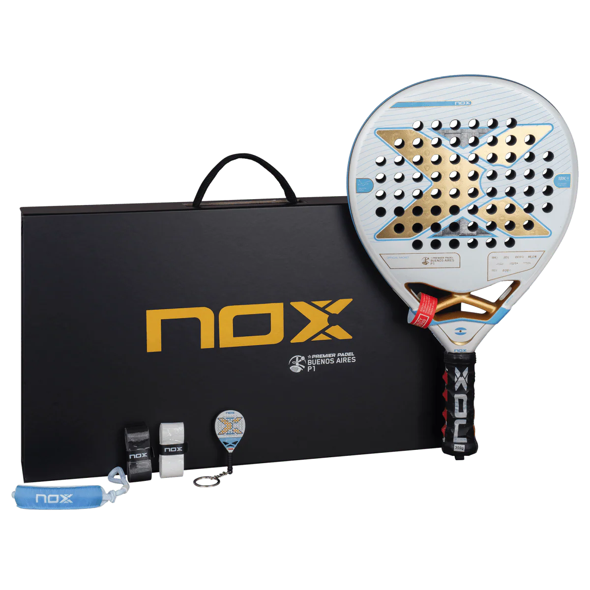 NOX PALA PADEL AT10 LUXURY GENIUS 18K ALUM BUENOS AIRES EXCLUSIVE EDITION
