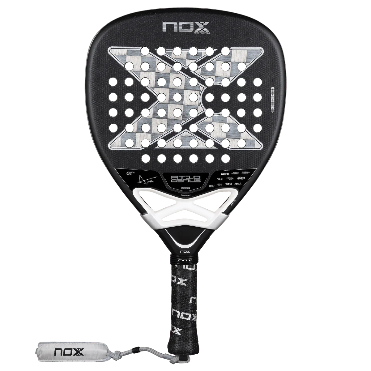 NOX PALA PADEL AT10 LUXURY GENIUS ATTACK 18K ALUM 2026 BY AGUSTÍN TAPIA