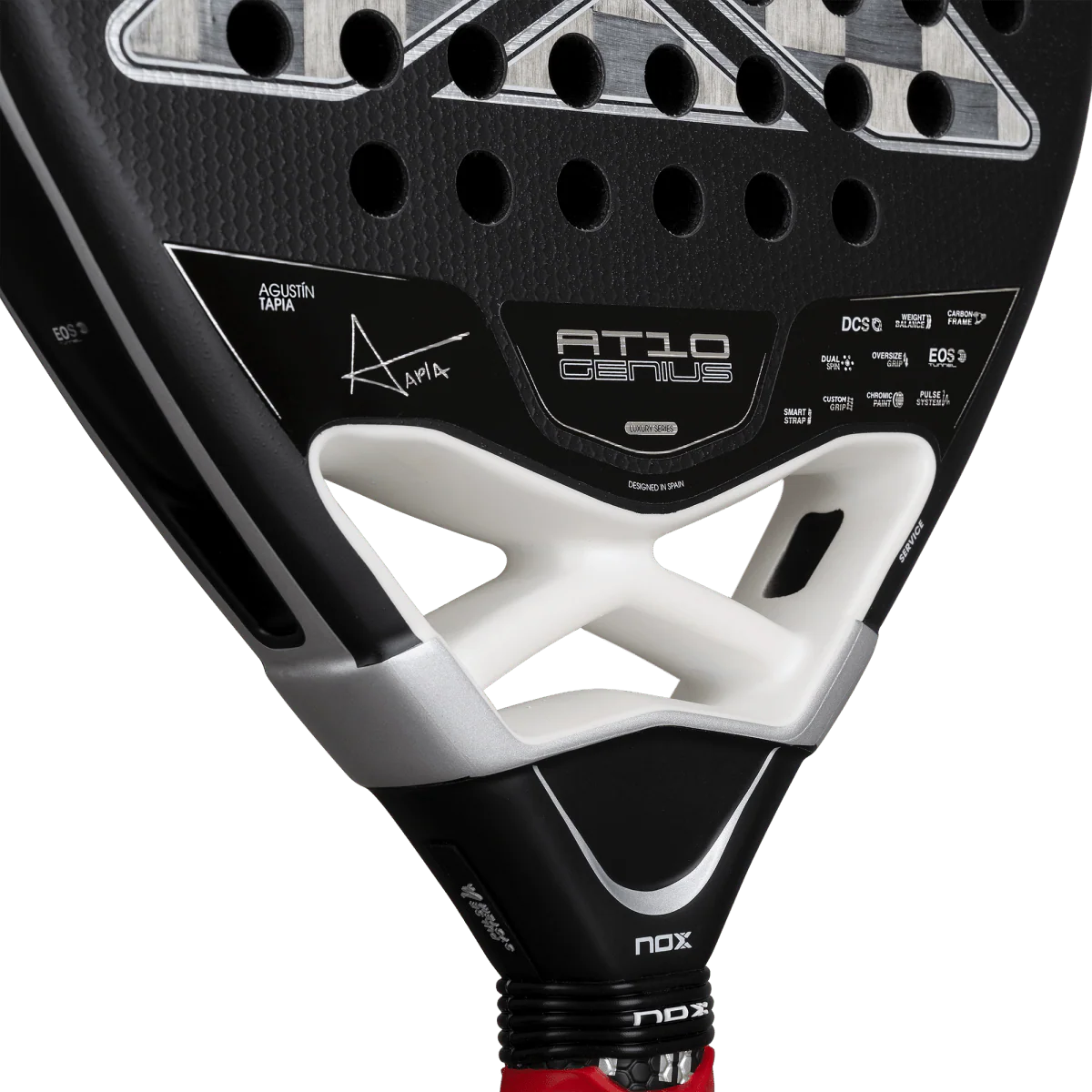 NOX PALA PADEL AT10 LUXURY GENIUS ATTACK 18K ALUM 2026 BY AGUSTÍN TAPIA
