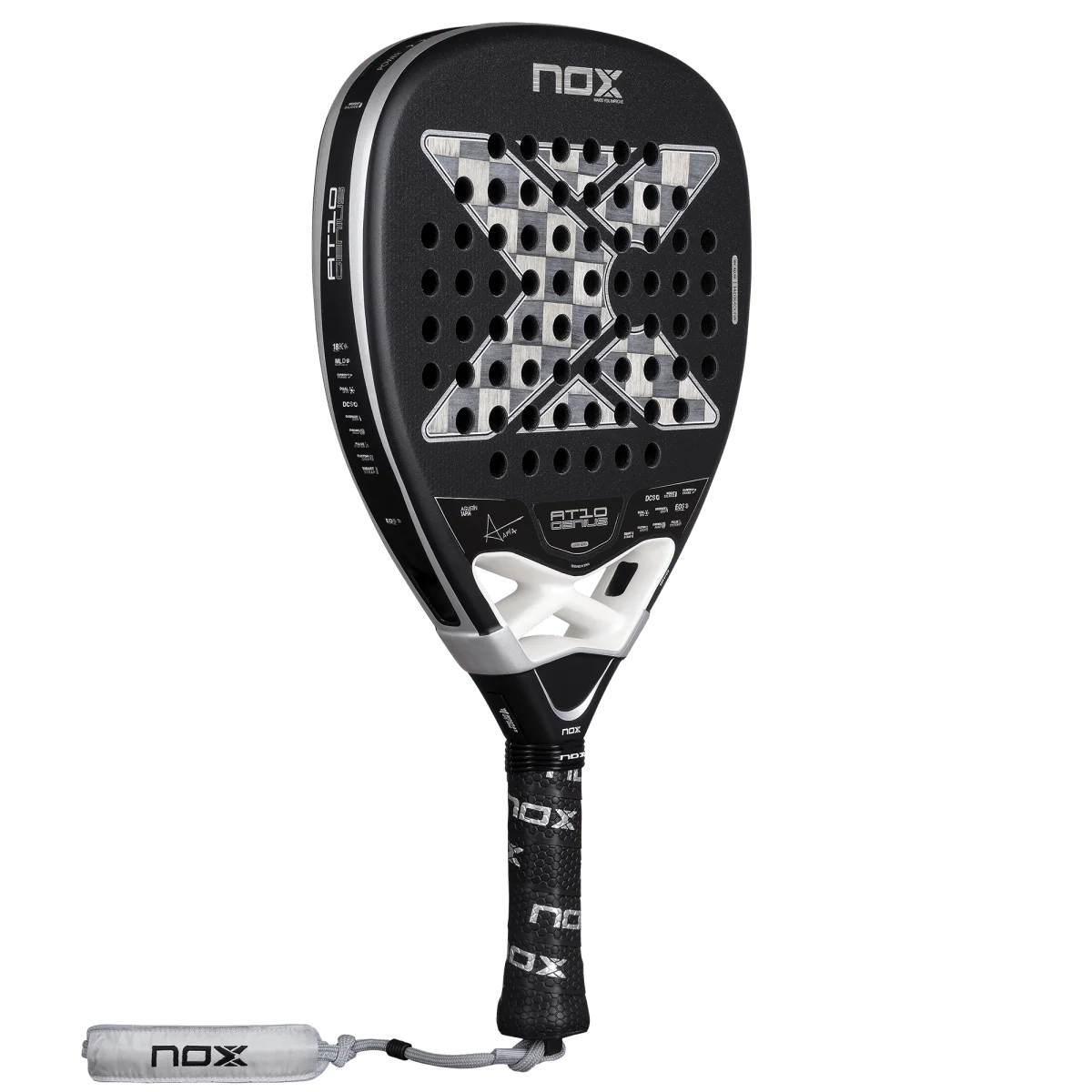 NOX PALA PADEL AT10 LUXURY GENIUS ATTACK 18K ALUM 2026 BY AGUSTÍN TAPIA
