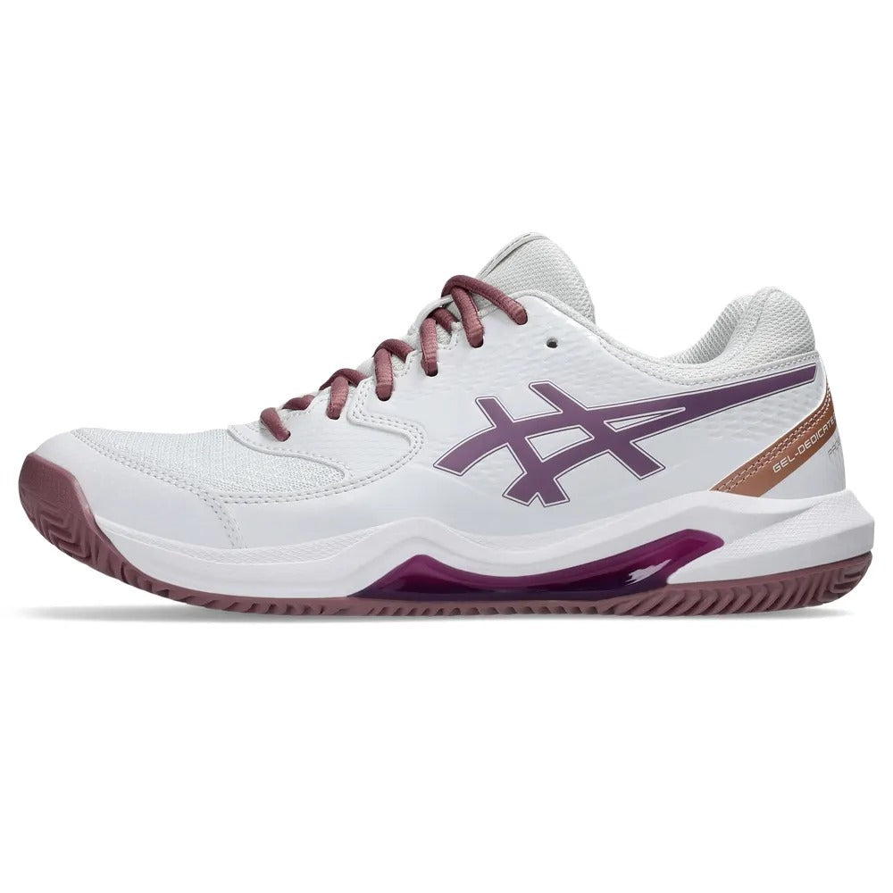 ASICS TENIS GEL DEDICATE 8 PADEL WOMEN WHITE/DARK UBE