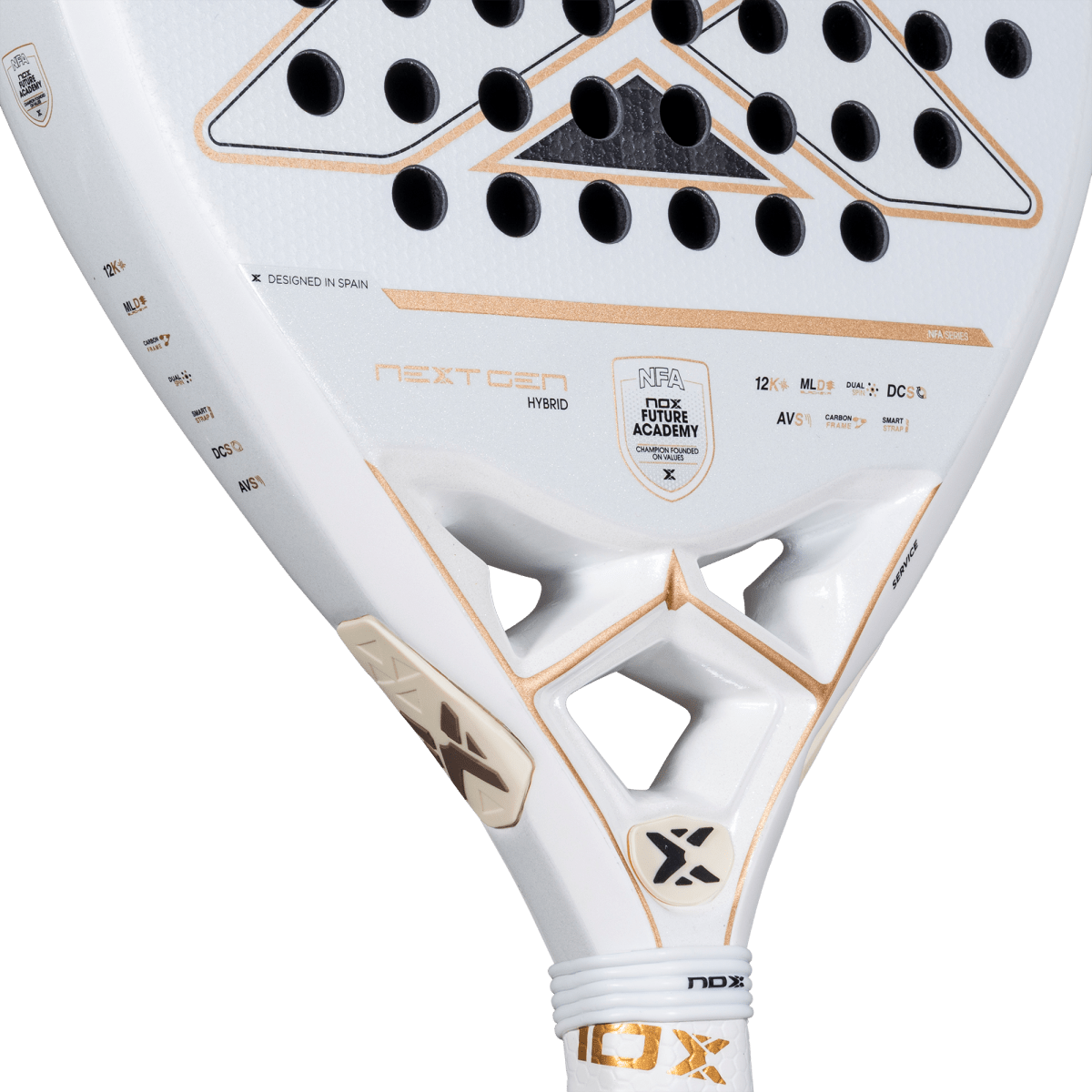 Pala NextGen Pro Hybrid 12K empuñadura