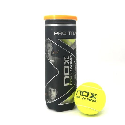 Bote de 3 pelotas de pádel PRO TITANIUM
